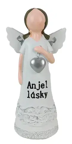Sošky, figurky - anjeli MAKRO - Soška anjel lásky 15cm
