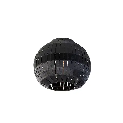 Stropné osvetlenie Moderné stropné svietidlo čierne 26 cm - Zoë