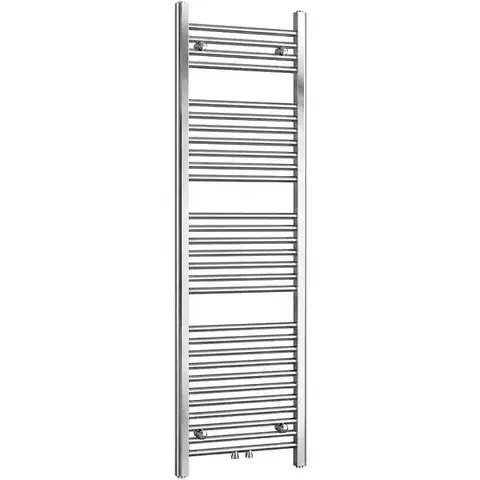 Radiátory do kúpeľne CERANO - Kúpeľňový radiátor Benito - stredové pripojenie 50mm/bočné - 460 W - chróm - 1500x450 mm CER-673851
