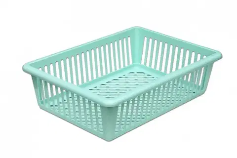 Košíky úložné PETRA PLAST - Košík Handy veľký 28,5x11x40cm, rôzne farby, umelá hmota