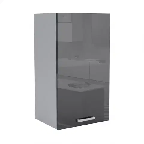 Kuchynské skrinky visiace Kuchynská skrinka G1F 40 V-72 LUX čierna