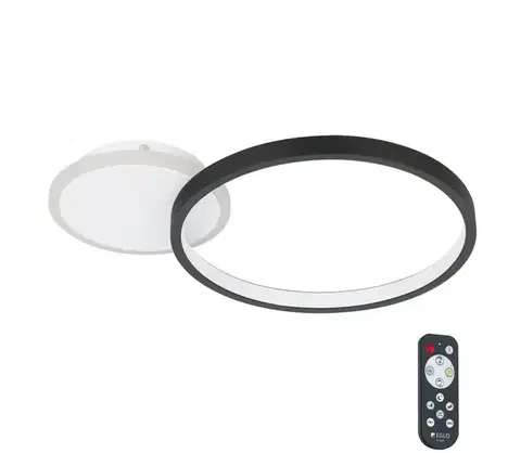 Svietidlá Eglo 900421 - LED Stmievateľné stropné svietidlo GAFARES LED/15W/230V čierna + DO 900421