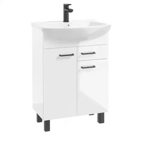 Nábytok do kúpeľne Kúpeľňová zostava NOVELTY D50 biela