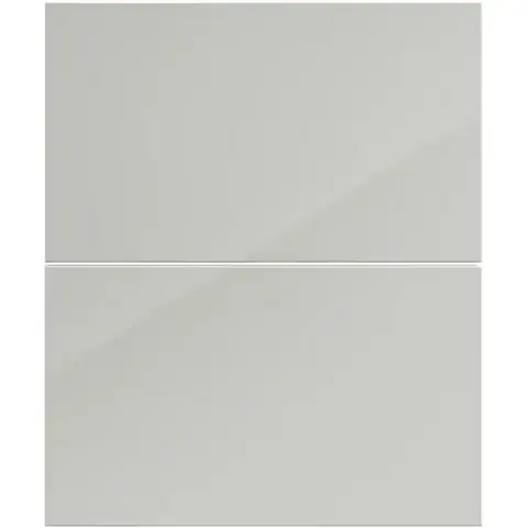 Dvierka a čelá zásuviek pre kuchynske skrinky Kuchynská predná časť D60s2+1 L9 K900 Bianco Hg Griii