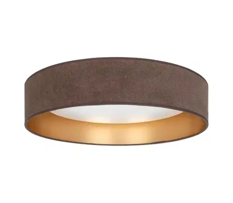 Svietidlá BRILAGI-LED stmievateľné veľké stropné LED svietidlo 36 W/230 V 3000–6000 K, priemer 55 cm, hnedá/zlatá, WT + diaľkové ovládanie 8590828056430