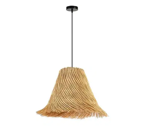 Svietidlá  08273L - Luster na lanku NATURALEZA 1xE27/40W/230V pr. 45 cm ratan 08273L