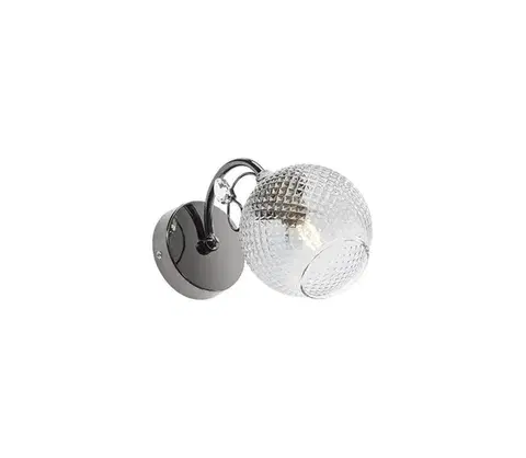 Svietidlá Redo 02-969 - Nástenná lampa ASPERA 1xE14/28W/230V čierna 02-969