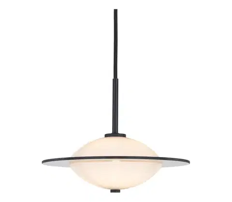 Svietidlá Halo Design 743582- Závesné svietidlo na lane ORBIT 1xG9/7W/230V priemer 24 cm biele/čierne/dymové. 743582