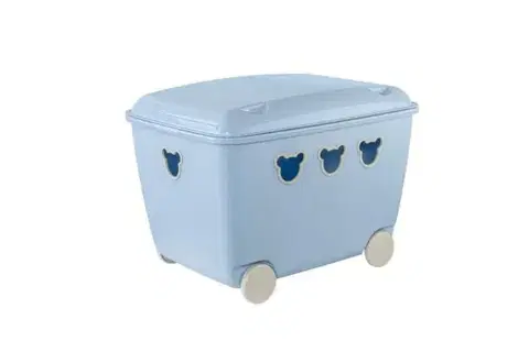 Úložné boxy Kinekus Plastový box 55l detský medveď, 530x400x400mm mix farieb