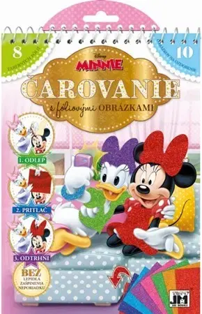 Nalepovačky, vystrihovačky, skladačky Čarovanie s fóliovými obrázkami - Minnie