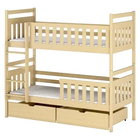 Poschodové postele Posteľ Monika 80x180 borovica