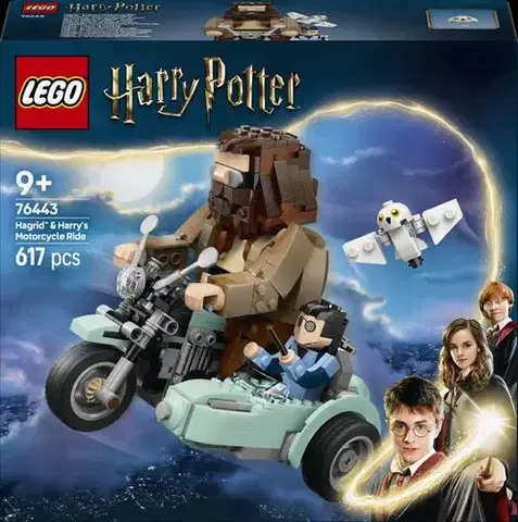 Stavebnice LEGO® - Harry Potter - Hagrid a Harry na motorke
