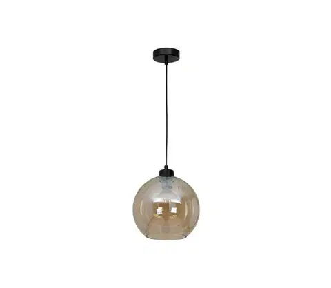 Svietidlá  Luster na lanku SOFIA 1xE27/60W/230V hnedá MLP6578
