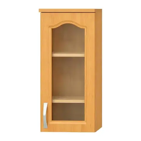 Kuchynské horné skrinky KONDELA Lora MDF New W40S P horná kuchynská skrinka jelša