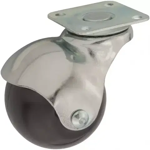 Príslušenstvo k nábytku Nábytkové koliesko guľové  50 mm / 45 kg, doska otočná