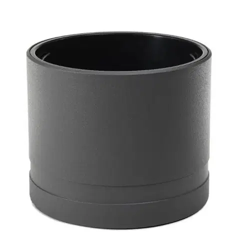 Kvetináče a truhlíky Kinekus Kvetináč plastový priemer 430 mm, KOMA, antracit, výška 380 mm, s vložkou