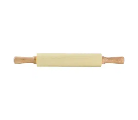 Dózy na potraviny UTC Drevený valček so silikónom TORO 43 cm krémový 267458
