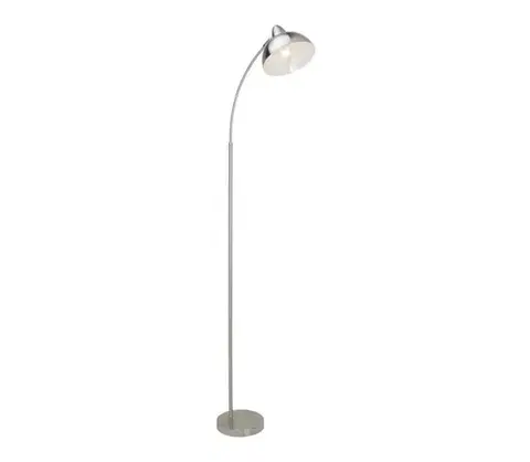 Lampy Rabalux 5241 - Stojacia lampa DARON 1xE27/40W/230V matný chróm 5241