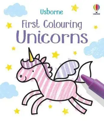 Nalepovačky, vystrihovačky, skladačky First Colouring Unicorns - Matthew Oldham