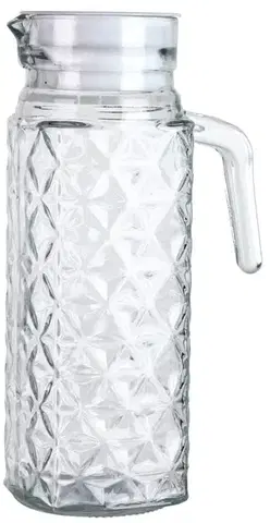 Džbány MAKRO - Džbán sklenený 1000ml, 7,5x24cm