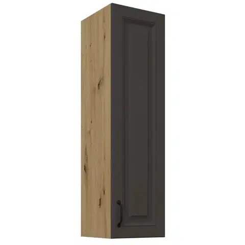 Kuchynské skrinky visiace Skrinka do kuchyne Stilo grafit matná/artisan 30G-108 1F
