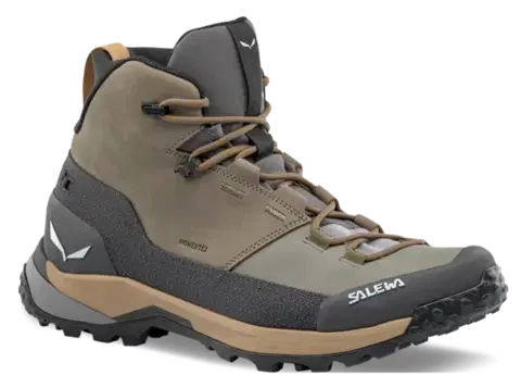 Vysoká outdoor obuv Salewa Puez Leather Mid PTX M Veľkosť: 44,5 EUR