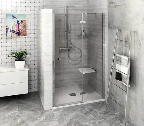 Sprchovacie kúty POLYSAN - FORTIS sprchové dvere do niky 1200 číre sklo, pravé FL1412R