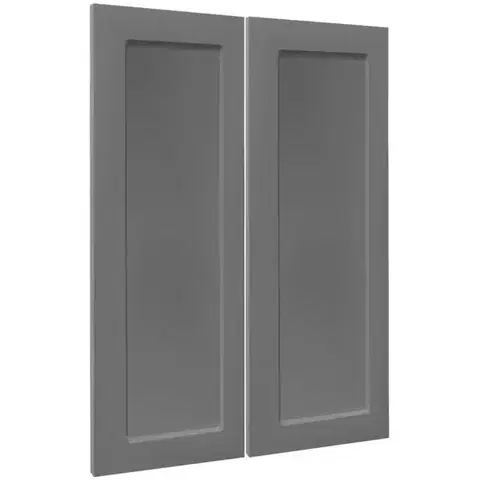 Kuchynské skrinky Čelo skrinky Luxeo F15-G80(100) rám dark grey