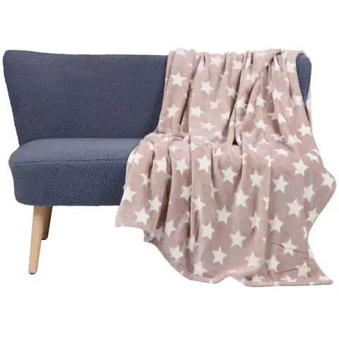 Ozdobné prikrývky Deka Astra 37 svetlosivá/ecru 120x150 Merkury Home