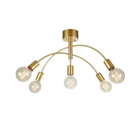 Svietidlá Markslöjd 108285 - Prisadený luster CYGNUS 5xE27/40W/230V zlatá 108285