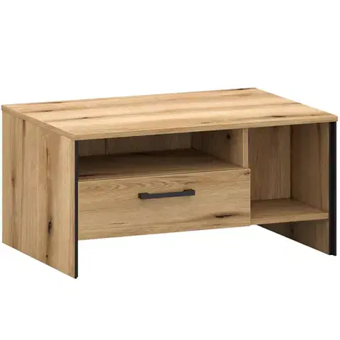 Konferenčné stolíky v podkrovnom štýle Konferenčný Stolík 1s Kendal T2 Light + Black