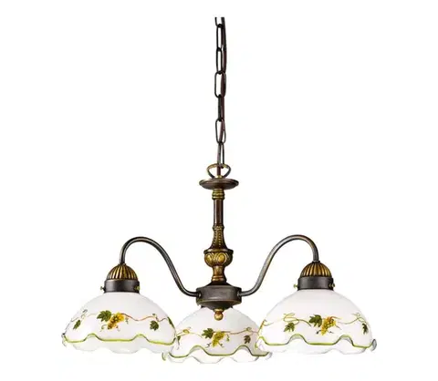 Svietidlá Kolarz 731.83.110 - Luster na reťazi NONNA 3xE27/75W/230V vínový 731.83.110