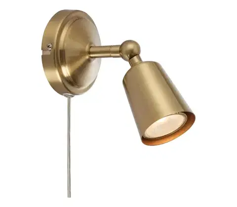 Svietidlá Markslöjd 108978 - Nástenné bodové svietidlo TINY 1xGU10/7W/230V mosadz 108978
