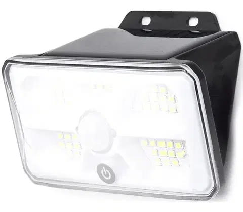 Záhradné lampy  B.V.  - LED Solárne svietidlo so senzorom LED/3,7V 6500K 500 mAh IP65 čierne B1020136L