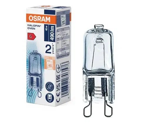 Žiarovky Žiarovka do rúry HALOPIN G9/40W/230V 2700K - Osram 4008321703576