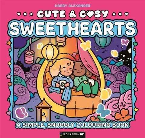 Nalepovačky, vystrihovačky, skladačky Cute & Cosy: Sweethearts - Buster Books,Harry Alexander