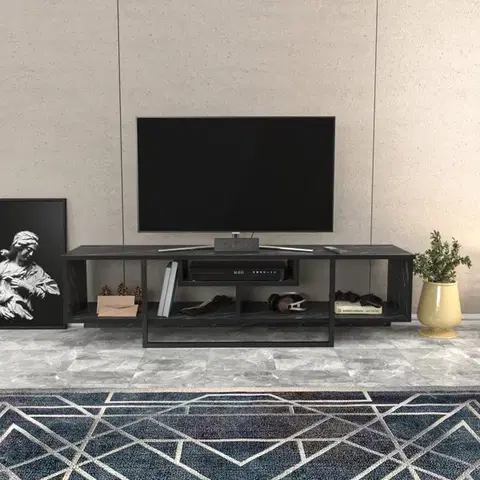 TV stolíky TV stolík Asal 150 - Black