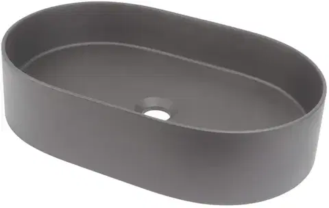 Sanitárna keramika DEANTE - Silia titanium Granit umývadlo, oval CQS_TU6S