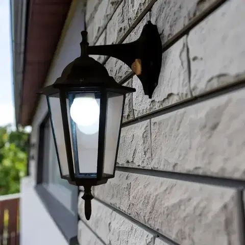 Solárne dekoračné lampy Záhradná lampa VITTA OL-2237-07 H BLACK LW1