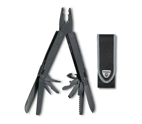 Camping a outdoor Victorinox - Multifunkčné vreckové kliešte 11,5 cm/27 funkcií čierna 3.0323.3CN