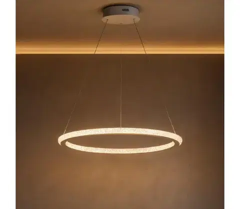 Svietidlá  LED stmievateľný luster na lane LED/90W/230V 3000-6500K priemer 60 cm + diaľkové ovládanie TA2313/W