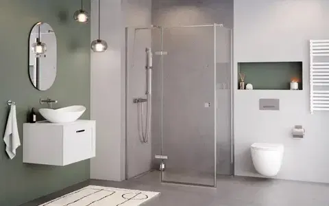 Sprchovacie kúty BESCO - Obdĺžnikový sprchovací kút PIXA - Rozmer A - 120, Rozmer B - 80, Smer zatváranie - Ľavé (SX) BCPIXA1280OBDL