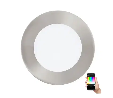 LED osvetlenie Eglo 32753 - LED RGB Stmievateľné zapustené stropné svietidlo FUEVA-C LED/5,4W/230V 32753