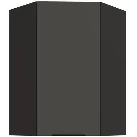 Kuchynské skrinky visiace Kuchynská skrinka Aria-GR/BL anti fingerprint 60X60 GN-90 1F (45°)