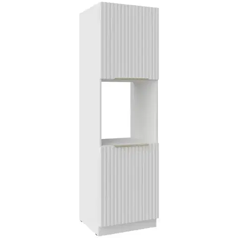 Kuchynské skrinky Kuchynská Skrinka Tuluza 60DP-210 2F biely mat lamel