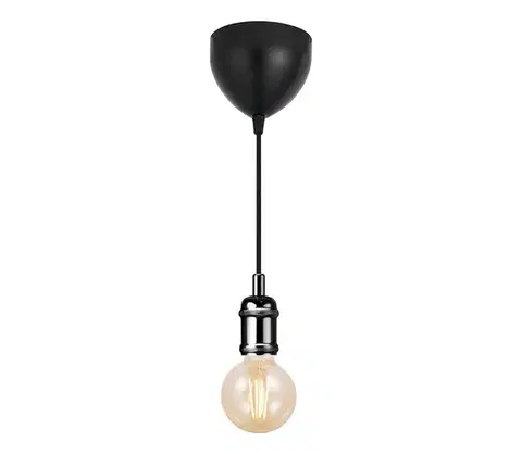Predlžovacie káble Nordlux - Napájací kábel AVRA 1xE27/60W/230V čierna 84800003
