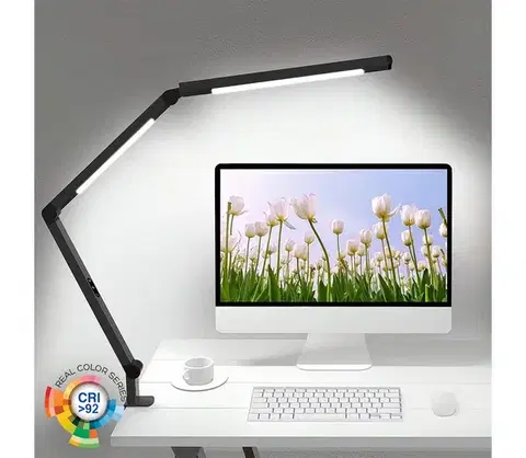 Lampy BRILAGI - LED Stmievateľná dotyková stolná lampa VARIO LED/12W/230V 3000-6500K čierna 
