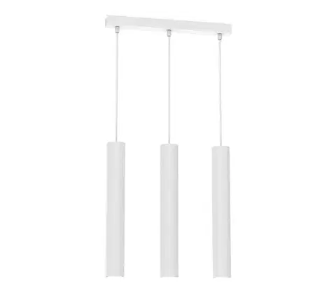 Svietidlá  Luster na lanku HUDSON 3xGU10/8W/230V biela MLP8799