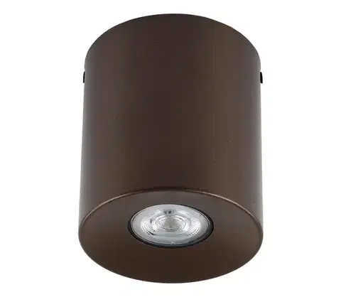 Svietidlá  Bodové svietidlo ORION 1xGU10/10W/230V 12,5 cm hnedé 978