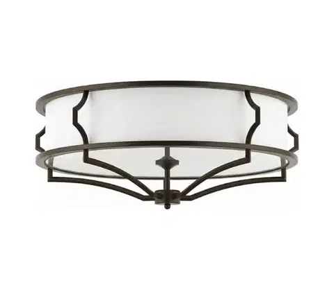 Svietidlá Open Design OR86614 - Stropné svietidlo STESSO 6xE27/12W/230V, priemer 85 cm, hnedé OR86614